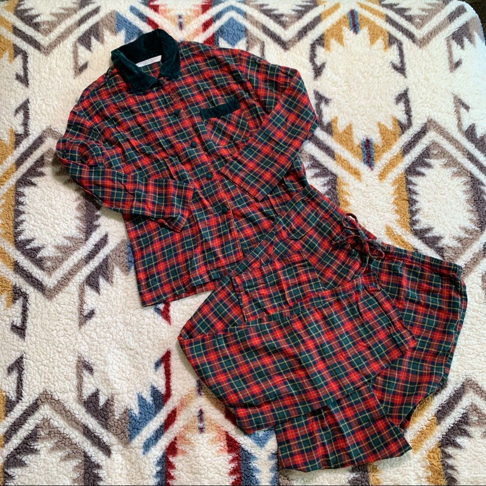 Victorias Secret Country Plaid Pajama Set XS/S